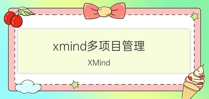 xmind多项目管理 XMind